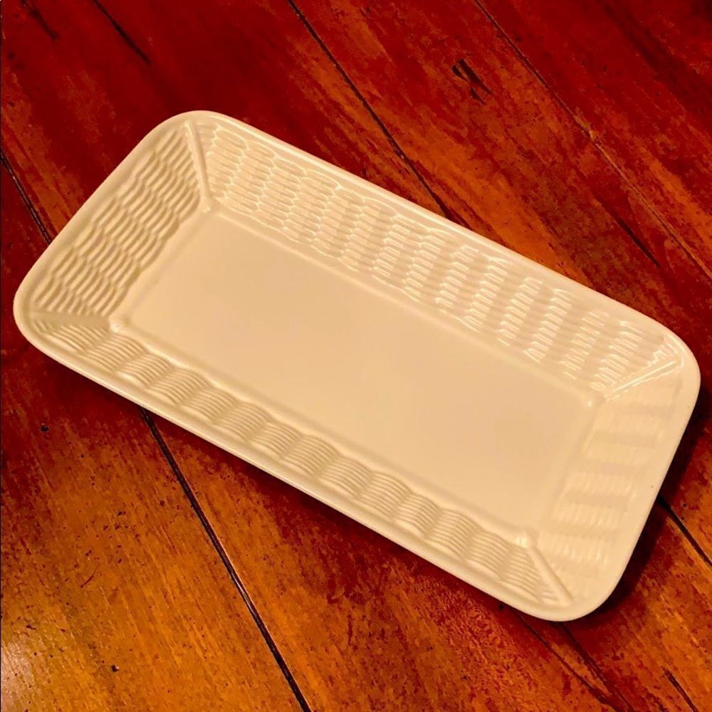 Pfaltzgraff Remembrance Basketweave Platter